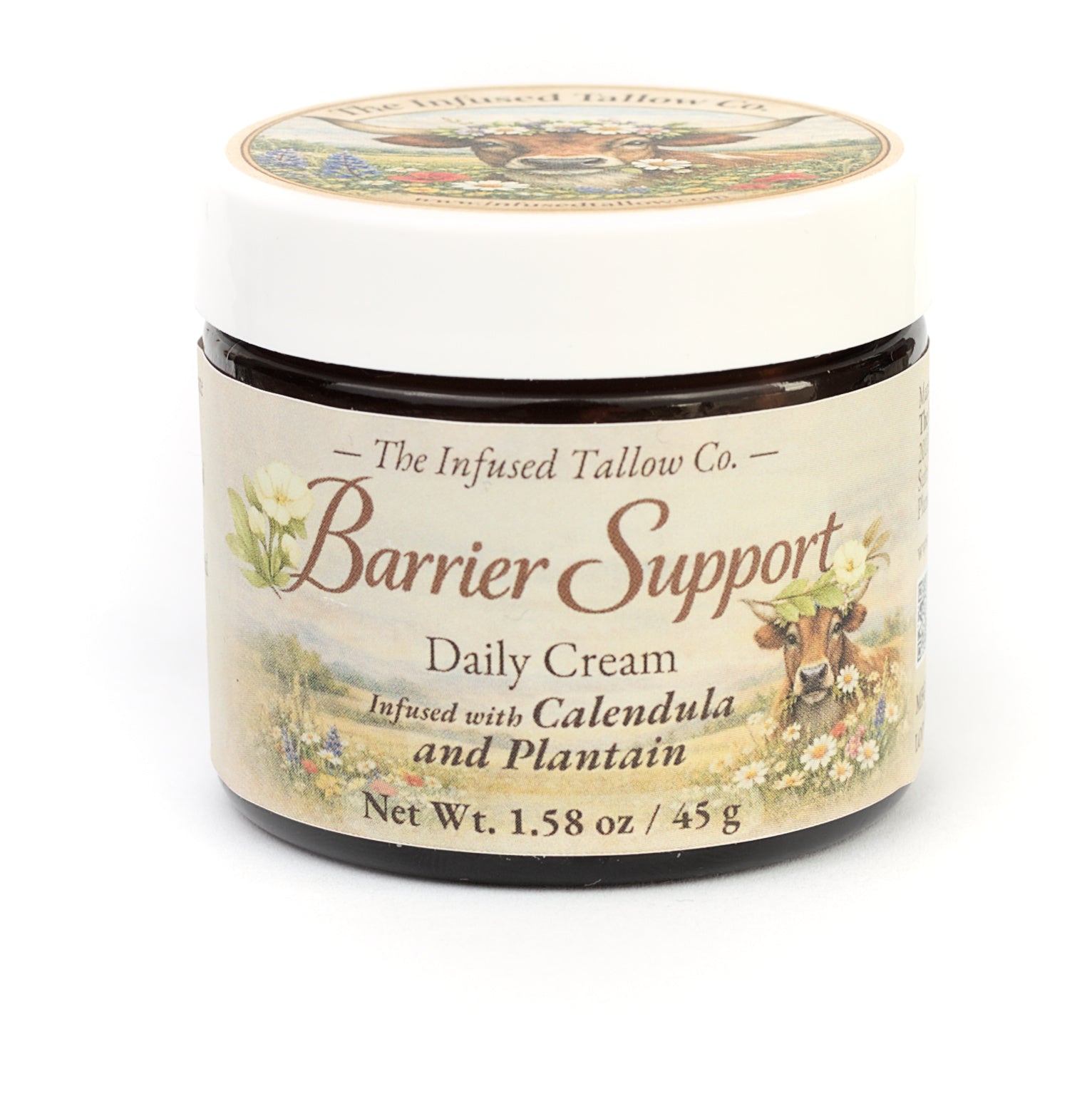 Barrier Support Daily Cream jar, front label